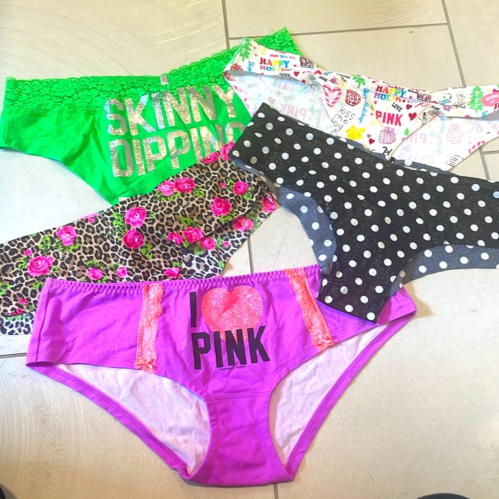 NWT Victoria’s Secret pink vintage hiphuggers L